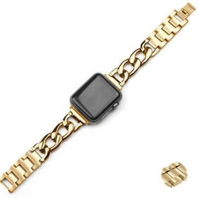 Stainless Steel Band Link Loop Strap For Apple Watch Series 6 SE 5 4 3 2 1