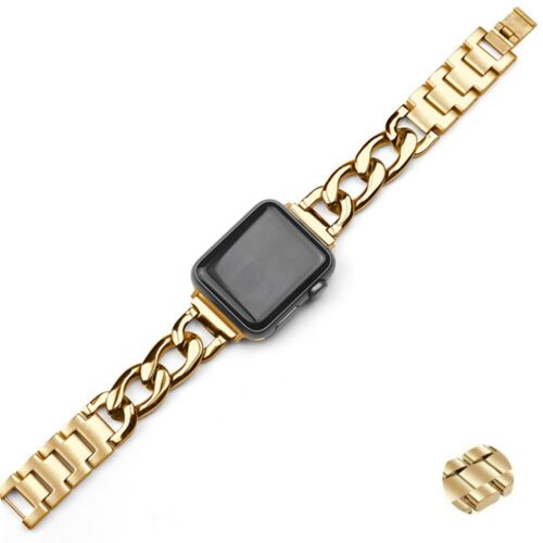 Stainless Steel Band Link Loop Strap For Apple Watch Series 6 SE 5 4 3 2 1