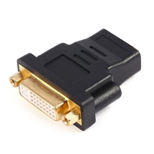 Gold Plated HDMI Male to DVI Female 24 + 5 Pin Adapter Connector for HDTV DVD