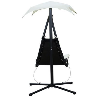 Clearance Sale Outdoor Hanging Chaise Lounge Chair w/ Canopy Air Porch Swing