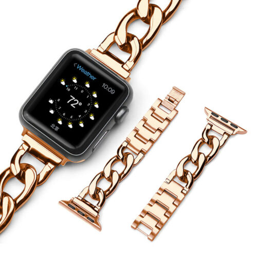 Stainless Steel Band Link Loop Strap For Apple Watch Series 6 SE 5 4 3 2 1