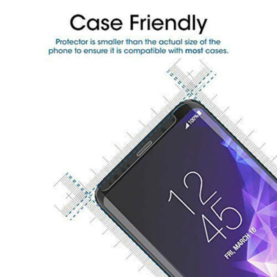 Curved Tempered Glass Screen Protector Cover For Samsung S20 S10e S9 S8 Plus A5