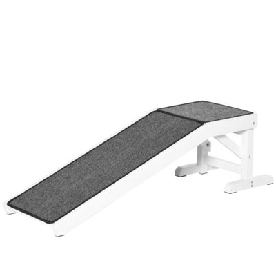 Small Pet Ramp for Dogs and Cats with Easy Top Platform, Indoor Puppy Ramp