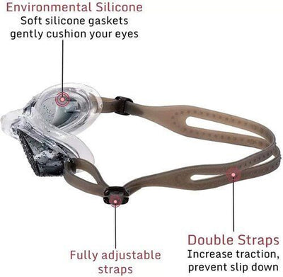 Anti-fog Swimming UV Protection Goggles With Adjustable Straps For Men WomenCA