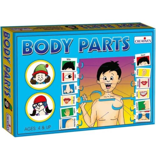 Creatives Educational Body Parts Learning Game &amp; Puzzle For Kids Baby Xmas Gift