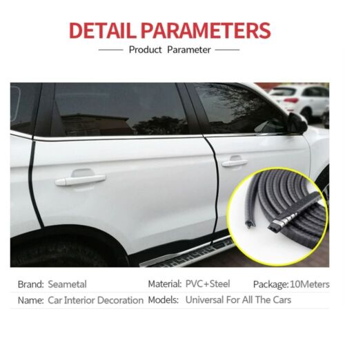title" content="Channel Rubber Edge Trim -10Ft U Shape Automotive Weather Stripping, 7/16&quot;X11/32"