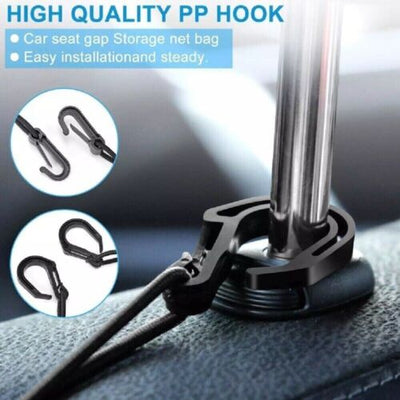 Elastic Net Pocket Bag 3 Layer Between Car Seat Organizer Storage Mesh Holder