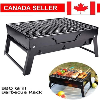 Portable Outdoor Barbeque Charcoal BBQ Grill Set Oven Foldable Carbon Grill CA