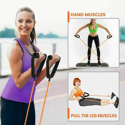 9 in 1 Push Up Rack Training Board System Fitness Workout Gym Exercise Stands CA