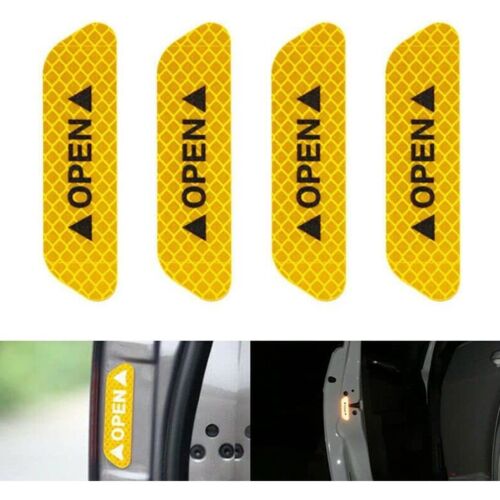 title" content="4PCS Car Door Stickers Universal Tape Safety Warning Mark Auto Driving Safety"