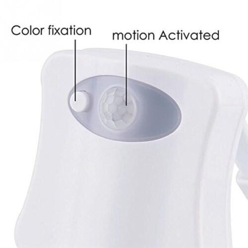 8 Colors Toilet Bowl LED Night Light Motion Activated Seat Sensor Lamp Bathroom