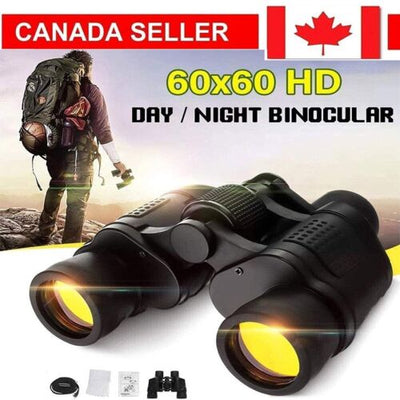 60X60 Zoom Binoculars Day/Night Vision Travel Outdoor HD Hunting Telescope CA
