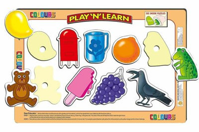 Creative&apos;s Play &apos;N&apos; Learn shapes Jigsaw Puzzle For Kids Early Educational Toys