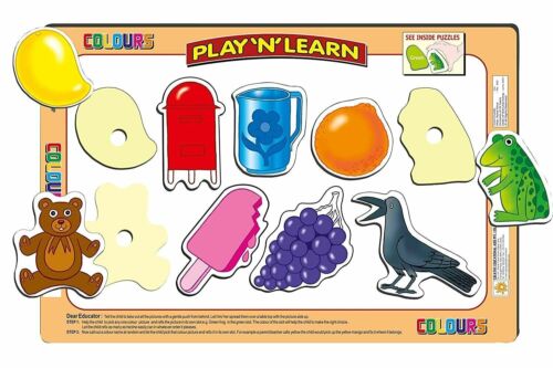 Creative&apos;s Play &apos;N&apos; Learn shapes Jigsaw Puzzle For Kids Early Educational Toys