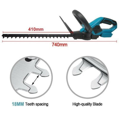 22inh New Handy Cordless Hedge Trimmer dual blade for twigs cutting trimming