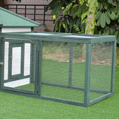 Cute Chicken Coop with Cottage Design, Poultry Cage /w Safe Environmental Paint