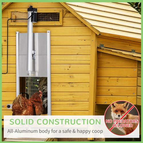 Battery Automatic Chicken Coop Door, Remote Operation, Poultry Coop Door 196393256435