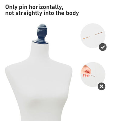 Dress Form Female Mannequin Torso Dressmaker Stand Display White