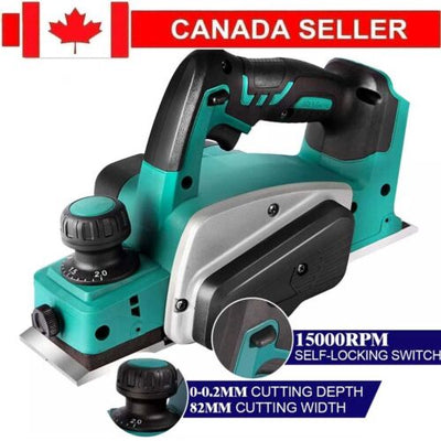 15000rpm Electric 82MM Planer Hand Woodworking Wood Cutting Tool Machine US