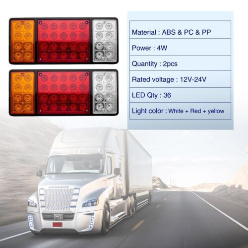 title" content="2pcs 12V LED Waterproof Tail Lights Kit RV Camper Trailer Truck Rear Turn Signal"