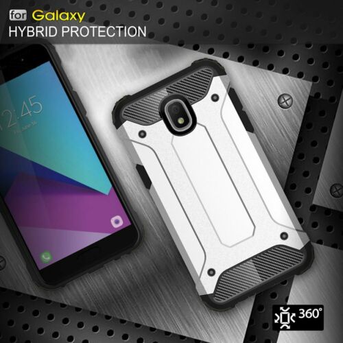 For Samsung Galaxy J3 2018 Case - Shockproof Heavy Duty Hybrid Hard Armor Cover