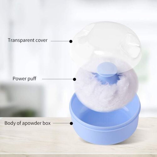 CACare Body Soft Tool Infant Puff Sponge Case Baby Powder Puff Newborn Product