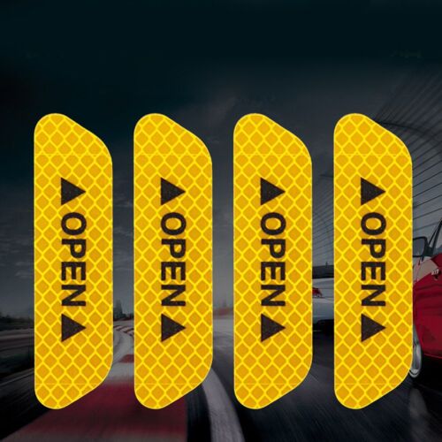 title" content="4PCS Car Door Stickers Universal Tape Safety Warning Mark Auto Driving Safety"