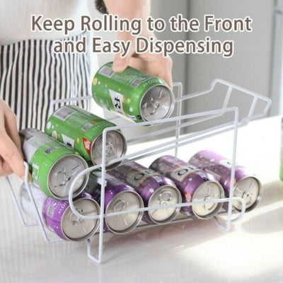 Double-layer Cans Storage Holders Racks Beverage Soda Coke Beer Can Dispenser