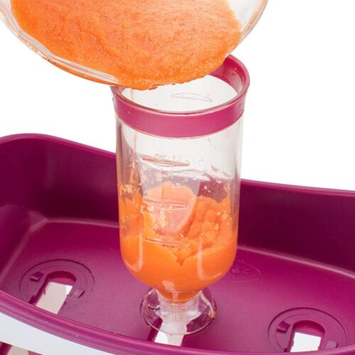 10x Pouch Fruit Juice Squeeze Station Bags Infant Baby Fresh Food Maker For Kids