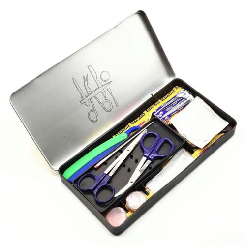 Camlin Scholar Box 19Pcs Instruments Geometry Made of Stainless Steel Multicolor
