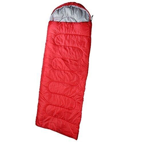 Outdoor Camping Sleeping Bag Single Envelope Hiking Tent Thermal Winter Travel
