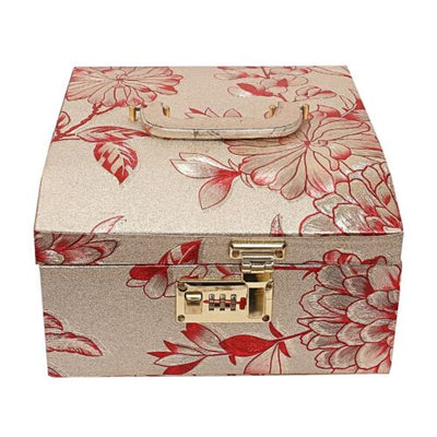 Large Jewelry Organizer Wooden Storage case makeup Lockable Box gift for girls