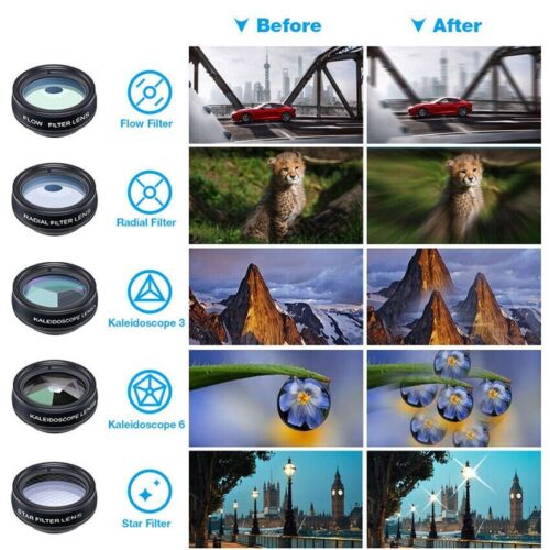 10 in1 Cell Phone Camera Lens Best Zoom Lens Kit For Universal Smartphone Mobile