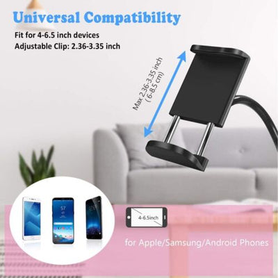 Flexible Clip Mobile Cell Phone Holder Lazy Bed Desktop Bracket Mount Stand CA