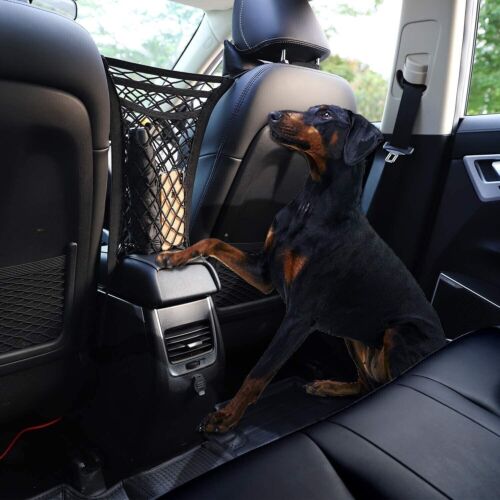 Elastic Net Pocket Bag 3 Layer Between Car Seat Organizer Storage Mesh Holder