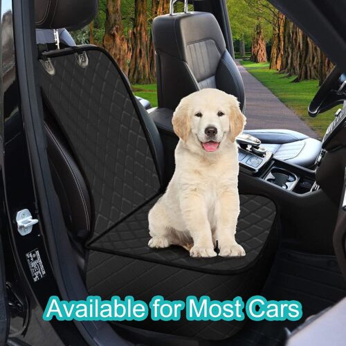 Waterproof Heavy Duty Front Dog Seat Cover, Nonslip &amp; Scratch Proof For Pets
