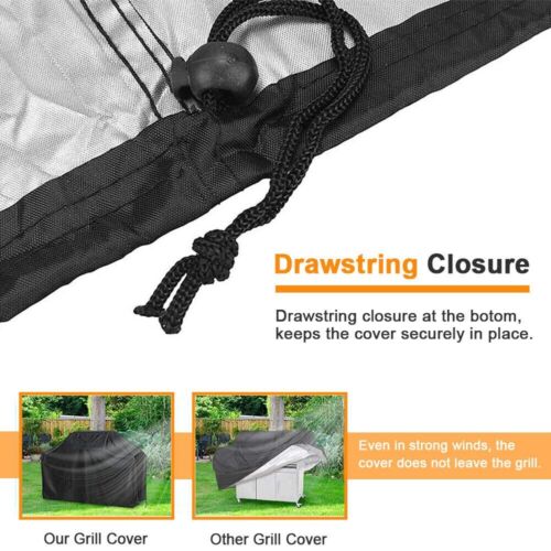 57&quot; BBQ Gas Grill Cover for Barbecue Waterproof Outdoor Heavy Duty Protection CA