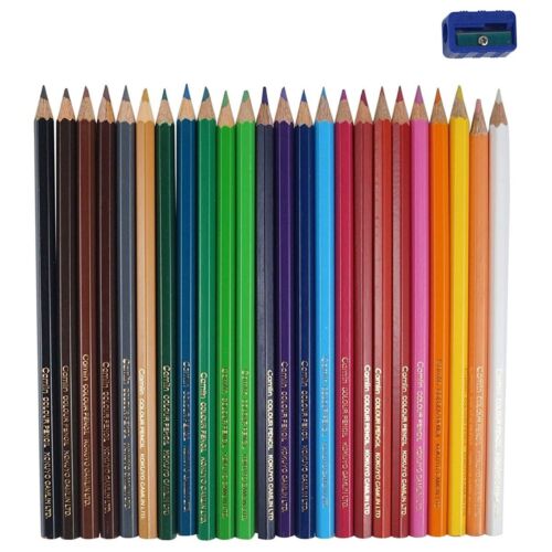 Water Coloured Pencils 24Colours for Artists Water colour Pencil for School Kids