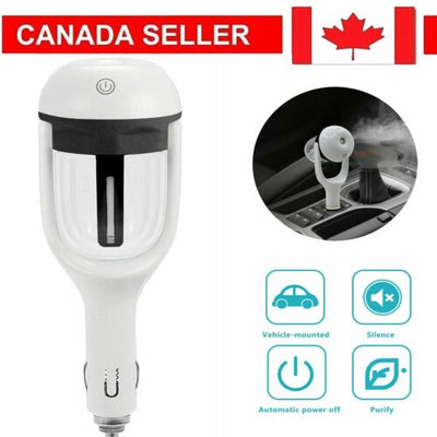Mini Car Air Humidifier Diffuser Essential Oil Ultrasonic Aroma Mist Purifier CA
