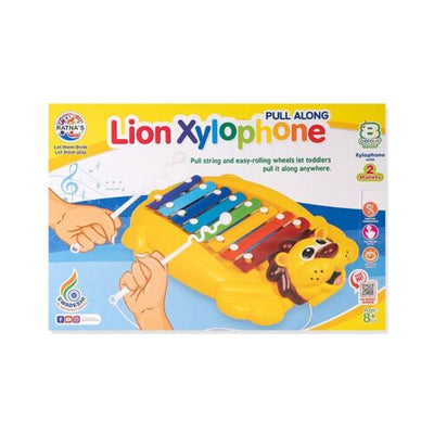 Baby Musical Toy Colorful Lion Design Xylophone With Mallets Improve Kid Skill
