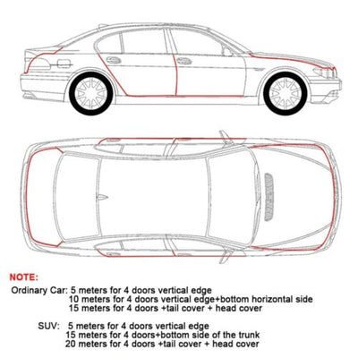 title" content="Car Door Edge Protector Lock Guard Molding Rubber Seal Waterproof Strip 3 Meter"