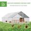 10&apos; x 20&apos; 6.5&apos; Chicken Coop Cage, Outdoor Hen House w/Cover &amp; Lockable Door 196393165867