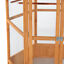 Large Wooden Aviary Flight Bird Cage With Covered Roof Outdoor Wood Aviary