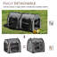 Large Portable Double Cat Pet Carrier Kennel Bag Oxford Travel Car Seat 842525114806
