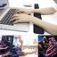 Keyboard and Mouse Wrist Rest Pad Memory Foam Support for Computer Laptop NEW