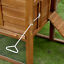PawHut Deluxe Wood Poultry Chicken Coop Run Backyard Nesting Box Hen House Hutch