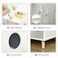 Wooden Cat Mess-free Litter Box, Wide Enclosure End Table w/ 2 Magnetic Doors 196393066744