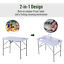31.9&quot; Folding Table Camping BBQ Fishing Table with Faucet and Sinks Portable