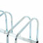 Bike Parking Stand Floor Wall Mount  Storage Locking Rack Holder Outdoor Steel