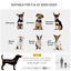 3 Wheels Pet Stroller Folding Dog Carrying Cart w/ Brake Canopy Travel